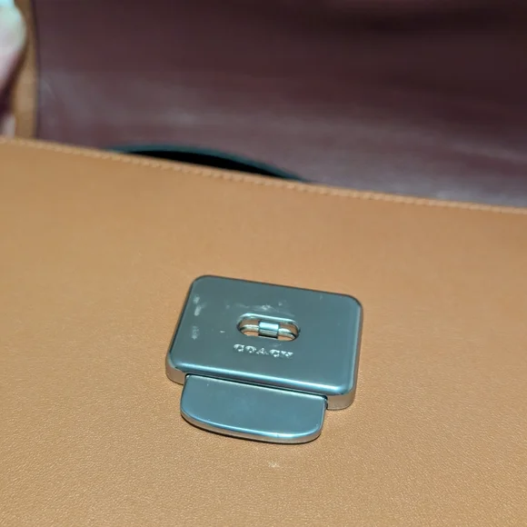 Coach Rogue Top Handle in Colorblock - Burnished Amber - Picture 5 of 10